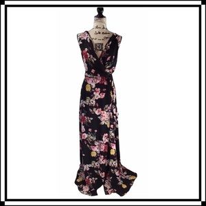 AFRM | Kinsely Faux Earp Maxi Dress | XL